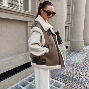 Zara Combination Fleece Vest